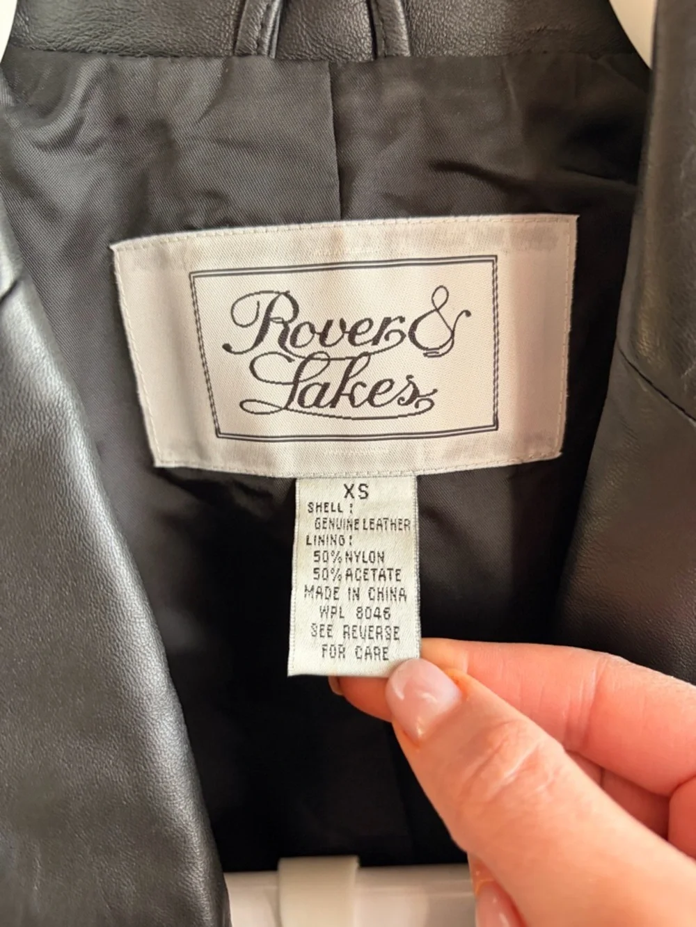 Rover & lakes Black  Leather  Coat